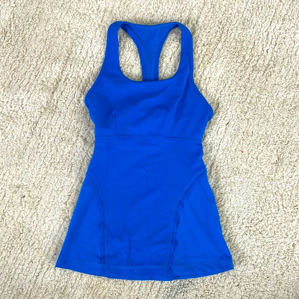 Lululemon Blue Racerback Tank